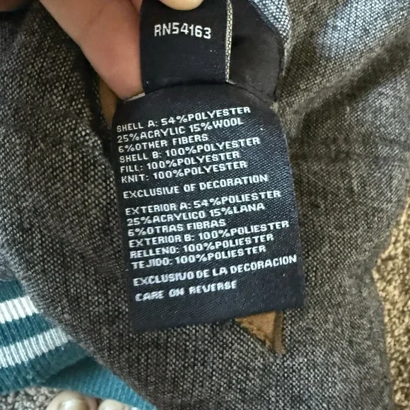 NFL Philadelphia Eagles Reversible Puffer Vest Wool Blend Size XXL - Picture 13 of 14